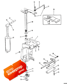 Swivel Bracket And Steering Arm (casting Number 1499-8709c6) (      (casting Number 1499-8709c6))