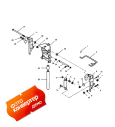 Swivel Bracket And Stern Brackets With Power Trim (���������� ��������� � ��������� ������s With Power trim)