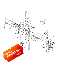 Swivel Bracket And Stern Brackets Without Power Trim (���������� ��������� � ��������� ������s Without Power trim)