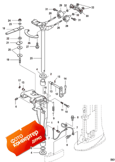 Swivel Bracket, Power Tilt ( ,  )