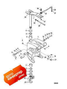 Swivel Bracket (short/offshore) (  (short / offshore))