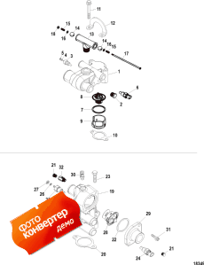 Thermostat And Housing (  )