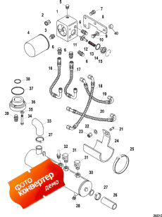 Thermostat Housing And Oil Cooler (��������� ������ � Oil Cooler)