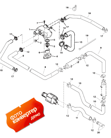 Thermostat Housing (standard Cooling) (hurth & Borg Warner (  ( ) (hurth & Borg Warner)