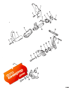 Throttle And Shift Linkage (seapro/marathon 10) (�������� � ������������� ��������� (seapro / marathon 10))