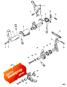 Throttle And Shift Linkage (side Shift) (�������� � ������������� ��������� (side Shi �����))