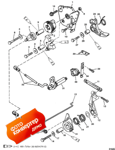 Throttle And Shift Linkage (tiller Handle Models) (    ( Models))