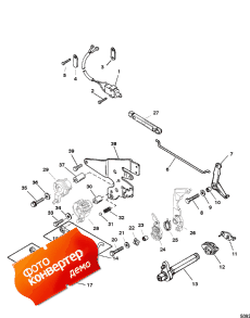 Throttle And Shift Linkage (tiller Handle Shift) (    ( Shi ))