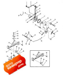 Throttle Lever And Shift Shaft (����� �������� � ������������� ���)