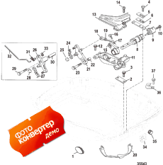 Throttle Linkage, Non-handle Models (����������� ��������age, ��-handle Models)