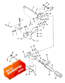 Tiller Handle And Throttle Linkage (   age)