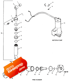 Tilt & Trim Cylinders Motor & Pump (Tilt & ������� �����s Motor & �����)