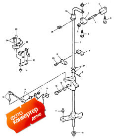 Towershaft And Throttle Linkage (Tower��� � ����������� ��������age)