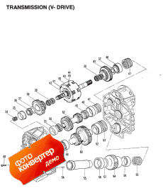 Transmission (v-drive) (inboard) ( (v-drive) (inboard))