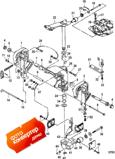 Transom And Swivel Brackets (manual) (Transom   s ())