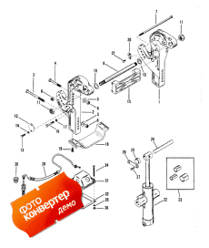 Transom Brackets And Trim Cylinder (��������� ������s � ������� �����)