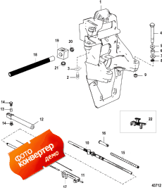 Transom Plate And Shift Cable (Transom    )