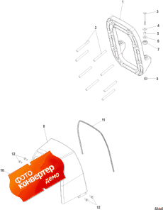 Transom Plate, Inner And Outer Cowl (Transom , Inner  Outer Cowl)