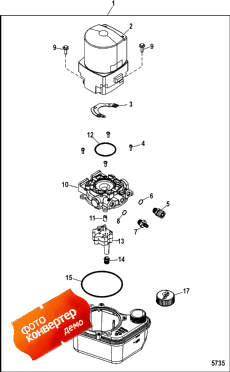 Trim Pump And Motor Components (Trim ����� � Motor Components)