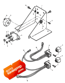 Trim Pump Bracket And Relays (Trim ����� ��������� � ����s)
