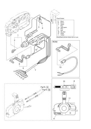 Fig-19 Component Parts Of Remote Control (electric Parts) <br /> Fig-19     ( )