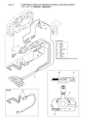 Fig.18 Component Parts Of Remote Control (electric Parts) <br /> Fig.18     ( )