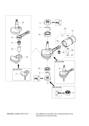 Fig.02 Piston / Crank Shaft <br /> Fig.02  / 