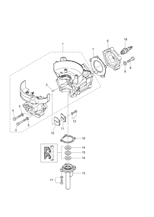 Fig.01 Cylinder / Crank Case <br /> Fig.01  /  Case