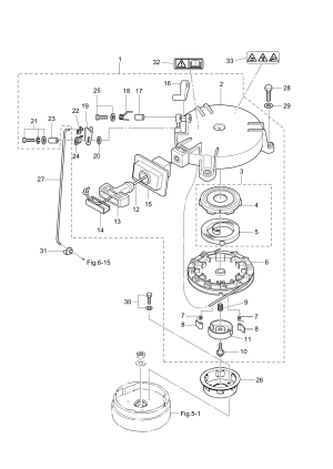 Fig.04 Recoil Starter / Starter Lock <br /> Fig.04   /  