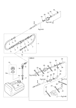 Fig.12 Separate Fuel Tank / Dual Fuel M5b-d / M5b-s <br /> Fig.12    / Dual Fuel M5b-d / M5b-s