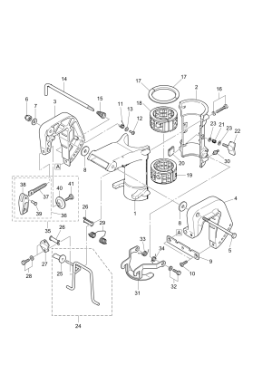 Fig.08 Bracket / Reverse Lock Arm <br /> Fig.08  /    