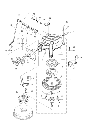 Fig.05 Recoil Starter / Starter Lock <br /> Fig.05   /  