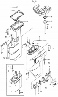 Drive Shaft Housing / Gear Case <br />    /   