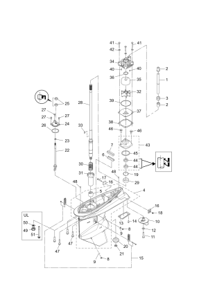 Fig.10 Gear Case (driveshaft) <br /> Fig.10    (drivesha )