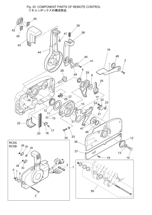 Fig.20 Component Parts Of Remote Control <br /> Fig.20    