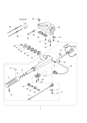 Fig.14 Tiller Handle <br /> Fig.14 