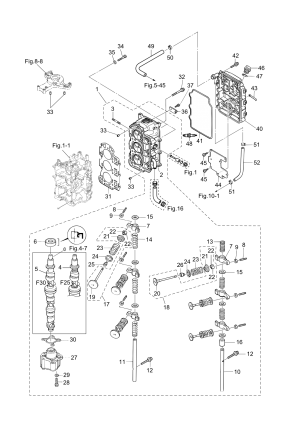 Fig.03 Cylinder Head / Oil Pump <br /> Fig.03    /  