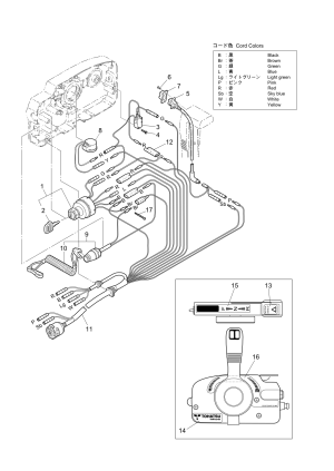 Fig.22 Component Parts Of Remote Control (electric Parts) <br /> Fig.22     ( )