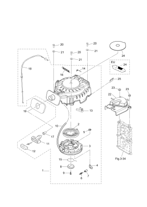 Fig.07 Recoil Starter <br /> Fig.07 ���������� �������