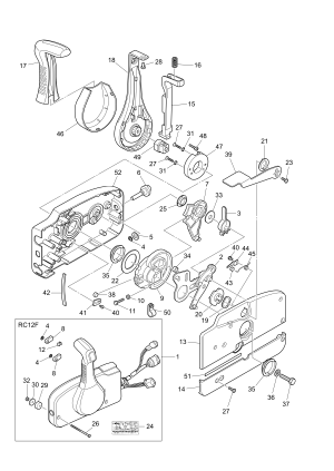 Fig.24 Component Parts Of Remote Control <br /> Fig.24 ���������� ������� �������������� ����������