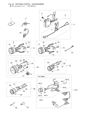 Fig.25 Optional Parts / Accessories (1) <br /> Fig.25   /  (1)