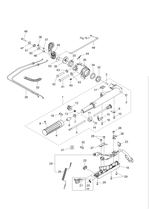 Fig.16 Tiller Handle <br /> Fig.16 �������