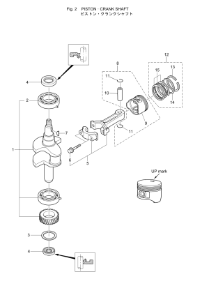 Fig.02 Piston / Crank Shaft <br /> Fig.02  / 