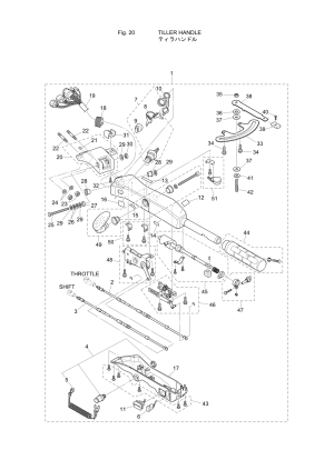 Fig.20 Tiller Handle <br /> Fig.20 