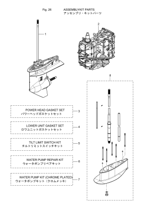 Fig.26 Assembly / Kit Parts <br /> Fig.26 Assembly / Kit Parts