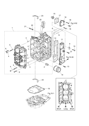 Fig.01 Cylinder / Crank Case <br /> Fig.01  /  Case