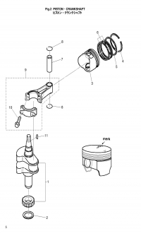 Piston, Crankshaft <br /> , 