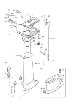 Fig.07 Drive Shaft Housing / Shift <br /> Fig.07    / 