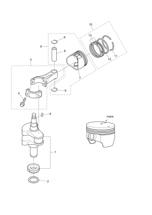 Fig.02 Piston / Crank Shaft <br /> Fig.02  / 