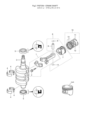 Fig.02 Piston / Crank Shaft <br /> Fig.02  / 